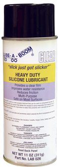 lube-a-boom Clear Aerosol 11 oz spray can