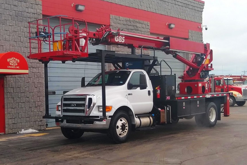Used Elliott G85R on 2015 Ford F750 Automatic - Front driver side