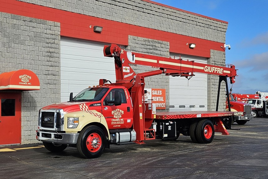 Manitex 1970C on 2022 Ford F750XL - Front Street Side