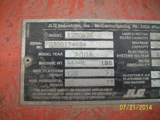 JLG AJP1250 Articulate Boom Stock #77472