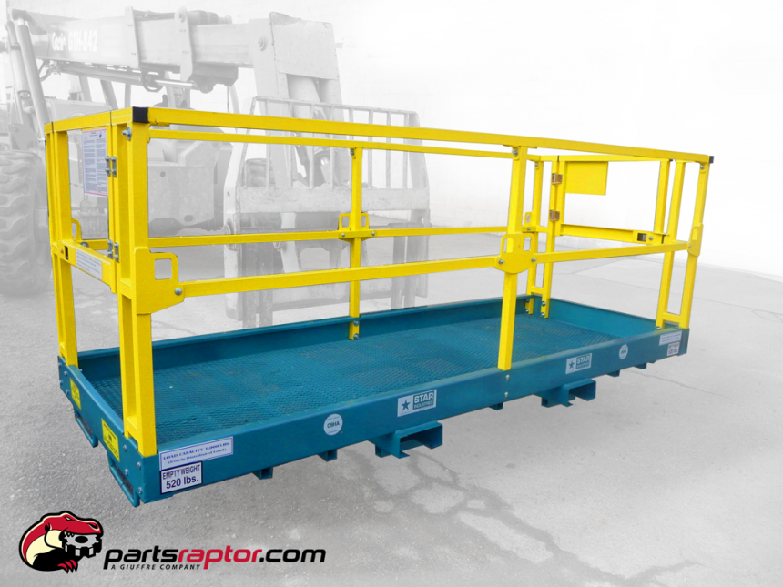 Work Platform for Forklift / Telehandler (4x8')