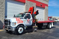 Fassi F115A.0.23 Delivery Crane on 2024 Ford F750 Non-CDL - Front Street Side