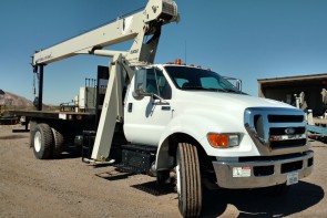 National 571E2 on 2011 Ford F750 - Front Curb side view