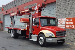 Manitex 1970C on 2018 Freightliner M2 - Front Passenger Side