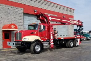 Terex BT28106 on 2018 Kenworth T470 - Front Street Side View