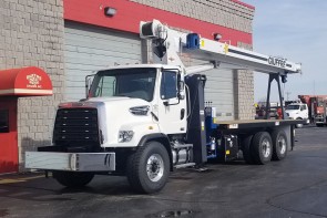 Manitex 2892C on 2019 Freightliner 108SD - Front Driver's Side