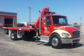 Fassi F110A.0.23 on 2021 Freightliner M2 106 - Front Curb Side