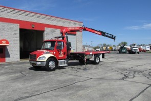 Fassi F110A.23 on 2014 Freightliner M2 106 - Boom extended 2