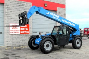 2015 Genie GTH-844 Telehandler - front cab side view