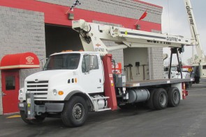 Terex BT4792 on 2007 Sterling LT7500 - Front street side