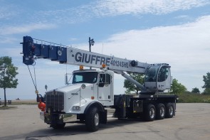 Manitex 40124SHL on 2019 Kenworth T800 Tridem - Front Driver's side