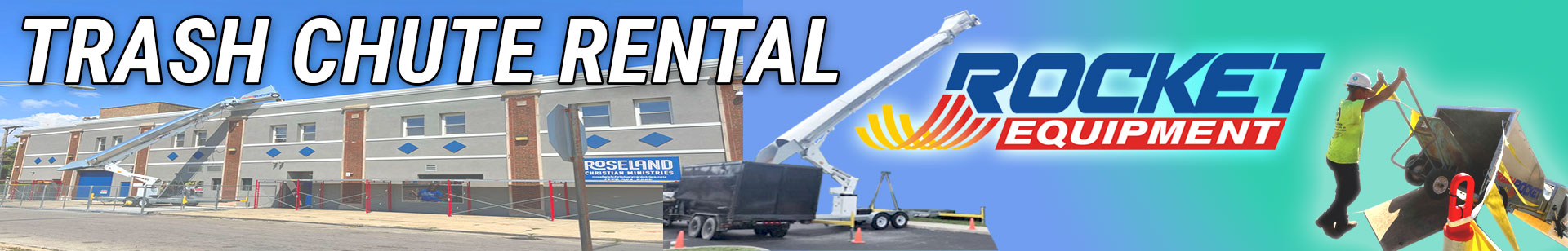 Towable Trash Chute Rental from Giuffre Bros